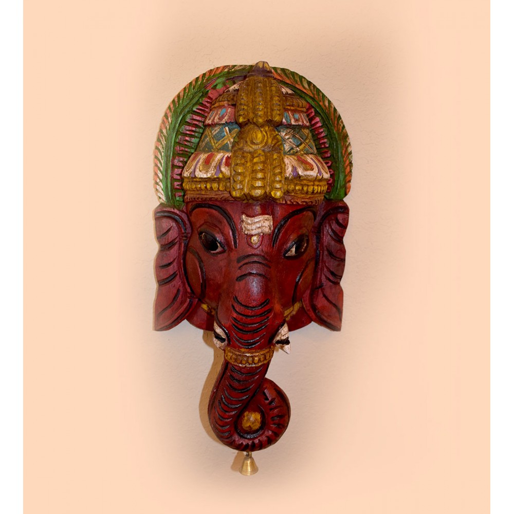 CBW1 Ganesha Mask Red - Big