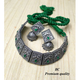 TJF80G Green Thread Oxidized Set