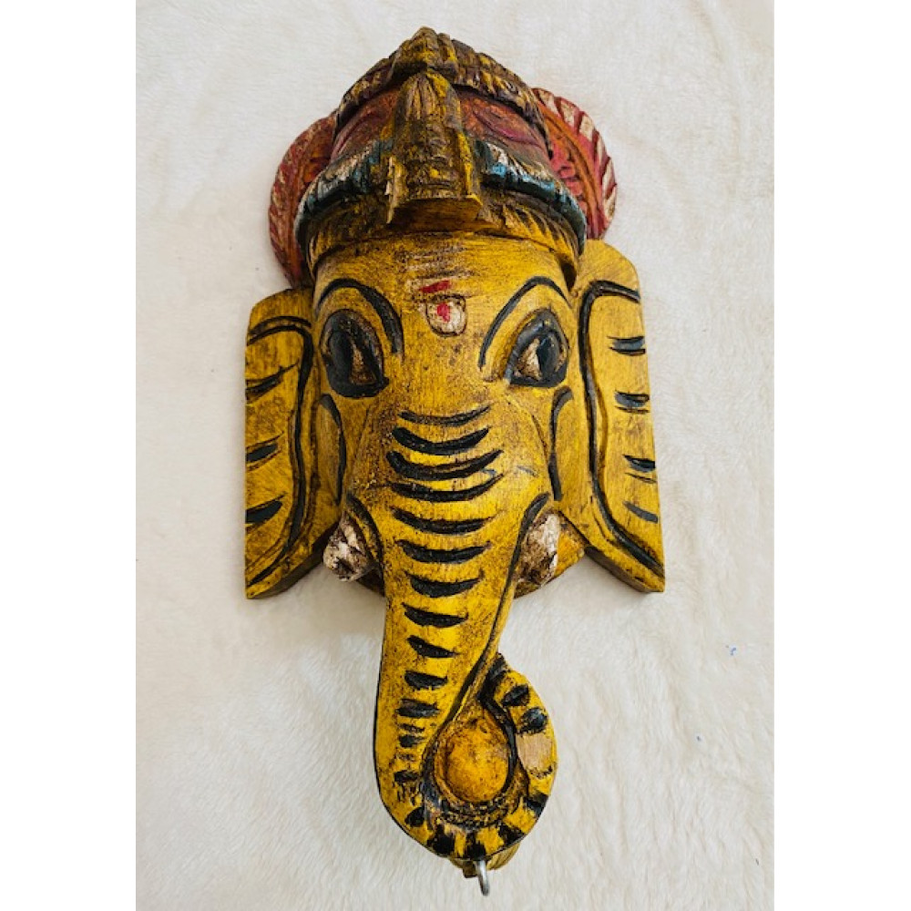 CBW2Y Ganesha Mask Yellow - Medium